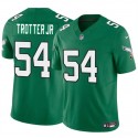 Philadelphia Eagles #54 Jeremiah Trotter Jr Green 2024 Draft F.U.S.E. Vapor Untouchable Throwback Limited Stitched Jersey
