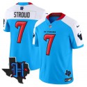 Houston Texans #7 C.J. Stroud Blue White 2024 F.U.S.E. Limited Stitched Jersey