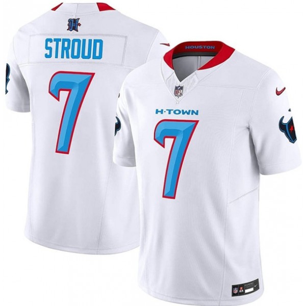 Houston Texans #7 C.J. Stroud White 2024 F.U.S.E. Limited Stitched Jersey