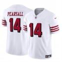 San Francisco 49ers #14 Ricky Pearsall New White 2024 Draft F.U.S.E. Vapor Untouchable Limited Stitched Jersey