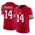 San Francisco 49ers #14 Ricky Pearsall Red 2024 Draft F.U.S.E. Vapor Untouchable Limited Stitched Jersey