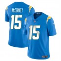 Los Angeles Chargers #15 Ladd McConkey Light Blue 2024 Draft Vapor Limited Stitched Jersey