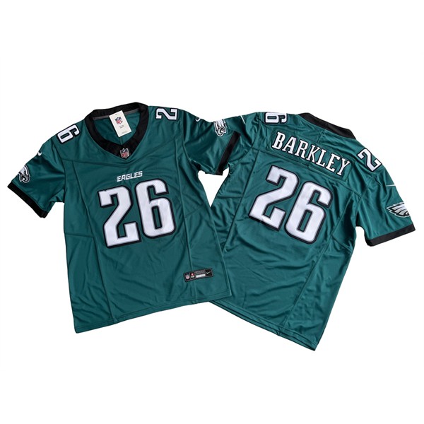 Philadelphia Eagles #26 Saquon Barkley Green 2024 F.U.S.E. Vapor Untouchable Limited Stitched Jersey