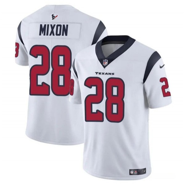 Houston Texans #28 Joe Mixon White Vapor Untouchable Stitched Jersey