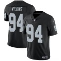Las Vegas Raiders #94 Christian Wilkins Black Vapor Stitched Jersey