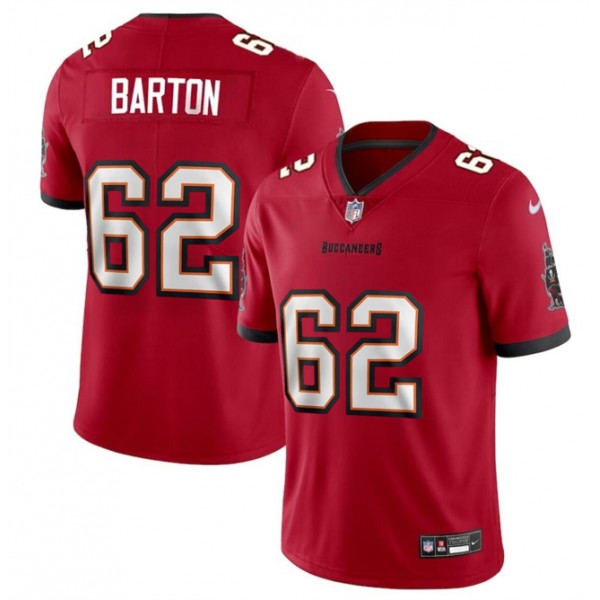 Tampa Bay Buccaneers #62 Graham Barton Red 2024 Draft Vapor Limited Stitched Jersey