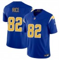 Los Angeles Chargers #82 Brenden Rice Royal 2024 Draft F.U.S.E. Vapor Limited Stitched Jersey