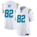 Los Angeles Chargers #82 Brenden Rice White 2024 Draft Vapor Limited Stitched Jersey