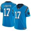Carolina Panthers #17 Xavier Legette Blue 2024 Draft F.U.S.E. Vapor Limited Stitched Jersey