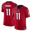 Houston Texans #11 Jeff Okudah Red 2024 F.U.S.E. Vapor Untouchable Stitched Jersey