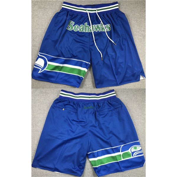 Seattle Seahawks Blue Shorts