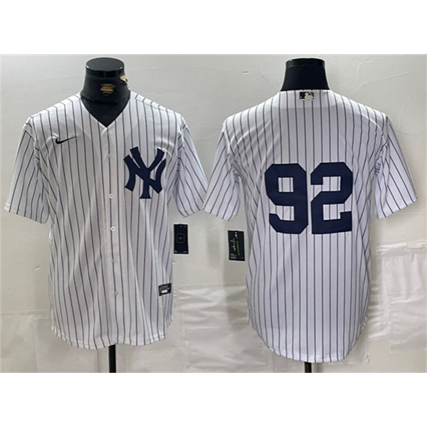New York Yankees #92 Matt Krook White Cool Base Stitched Jersey
