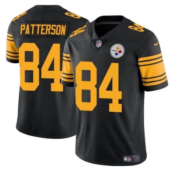 Pittsburgh Steelers #84 Cordarrelle Patterson Black Color Rush Limited Stitched Jersey