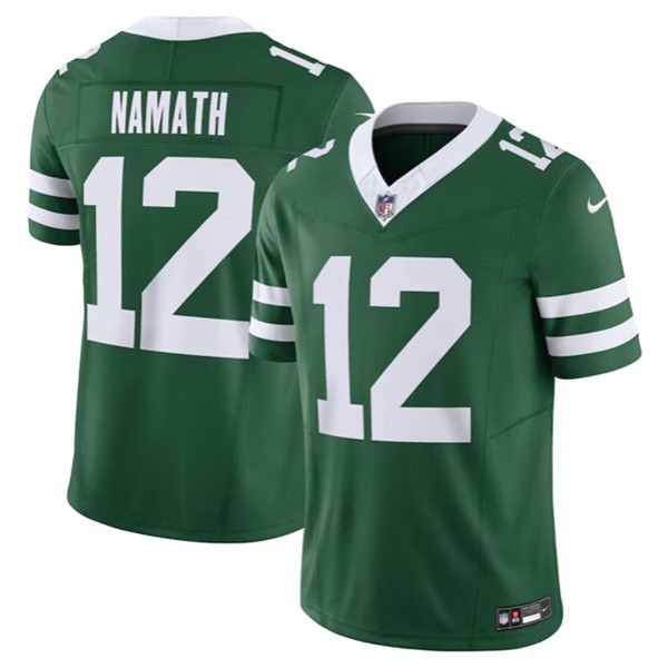 New York Jets #12 Joe Namath Green 2024 F.U.S.E. Vapor Limited Stitched Jersey