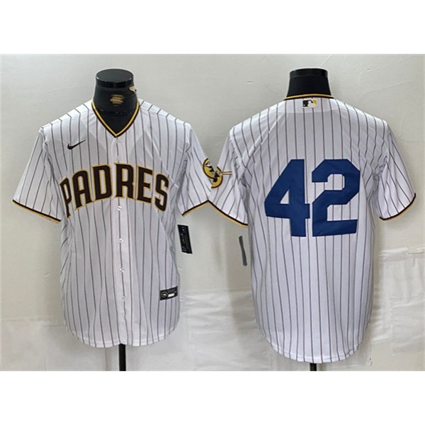 San Diego Padres #42 Jackie Robinson White Cool Base Stitched Jersey