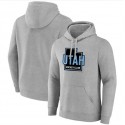 Utah Club Gray Tertiary Pullover Hoodie