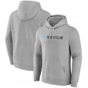 Utah Club Heather Gray Wordmark Logo Fleece Pullover Hoodie