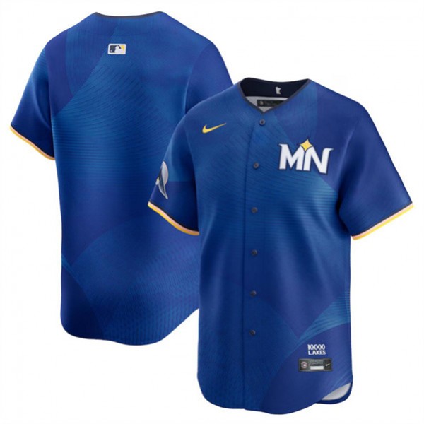 Minnesota Twins Blank Royal 2024 City Connect Limited Stitched Jersey