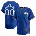 Minnesota Twins Custom Royal 2024 City Connect Limited Stitched Jersey
