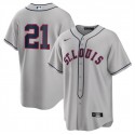 St. Louis Cardinals Custom Gray 2024 Rickwood Classic Stitched Jersey