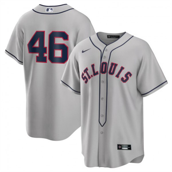 St. Louis Cardinals #46 Paul Goldschmidt Gray 2024 Rickwood Classic Stitched Jersey