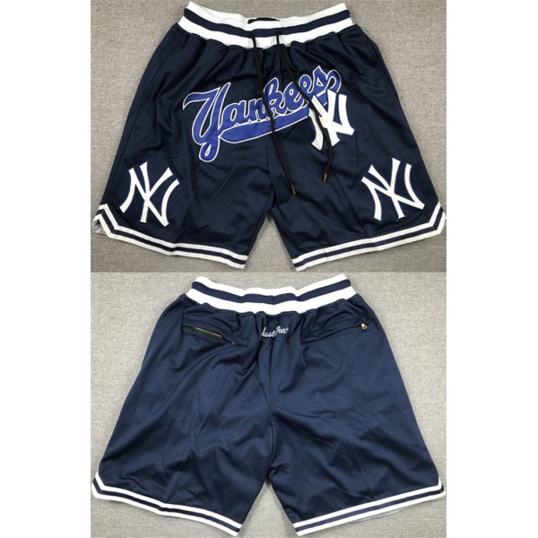 New Yok Yankees Navy Shorts (Run Small)