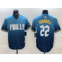 Philadelphia Phillies #22 Spencer Turnbull Blue 2024 City Connect Limited Stitched Jersey