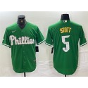 Philadelphia Phillies #5 Bryson Stott Green 2024 City Connect Stitched Jersey