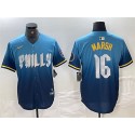 Philadelphia Phillies #16 Brandon Marsh Blue 2024 City Connect Limited Stitched Jersey