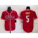 Philadelphia Phillies #5 Bryson Stott Red 2024 City Connect Stitched Jersey