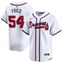 Atlanta Braves #54 Max Fried White 2024 Home Limited Stitched Jersey