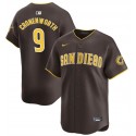 San Diego Padres #9 Jake Cronenworth Brown 2024 Away Limited Stitched Jersey