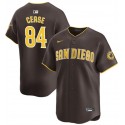 San Diego Padres #84 Dylan Cease Brown 2024 Away Limited Stitched Jersey