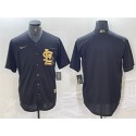 St. Louis Cardinals Blank Black Cool Base Stitched Jersey