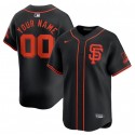 San Francisco Giants Custom Black 2024 Alternate Limited Stitched Jersey