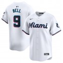 Miami Marlins #9 Josh Bell White 2024 Home Limited Stitched Jersey