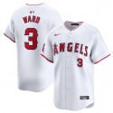 Los Angeles Angels #3 Taylor Ward White Home Limited Stitched Jersey