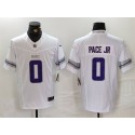 Minnesota Vikings #0 Ivan Pace Jr. White 2024 F.U.S.E. Winter Warrior Limited Stitched Jersey