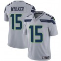 Seattle Seahawks #15 P.J. Walker Gray Vapor Limited Stitched Jersey