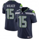Seattle Seahawks #15 P.J. Walker Navy Vapor Limited Stitched Jersey