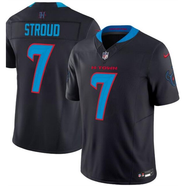 Houston Texans #7 C.J. Stroud Black 2024 Vapor F.U.S.E. Limited Stitched Jersey