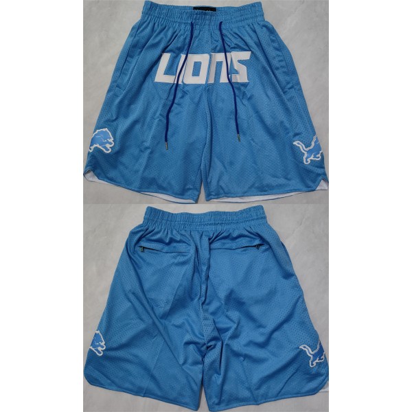 Detroit Lions Blue Shorts