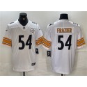 Pittsburgh Steelers #54 Zach Frazier White Vapor Untouchable Limited Stitched Jersey