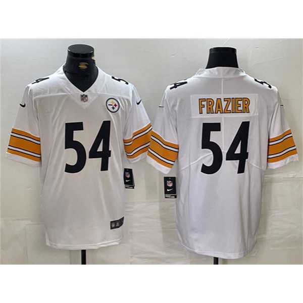 Pittsburgh Steelers #54 Zach Frazier White Vapor Untouchable Limited Stitched Jersey