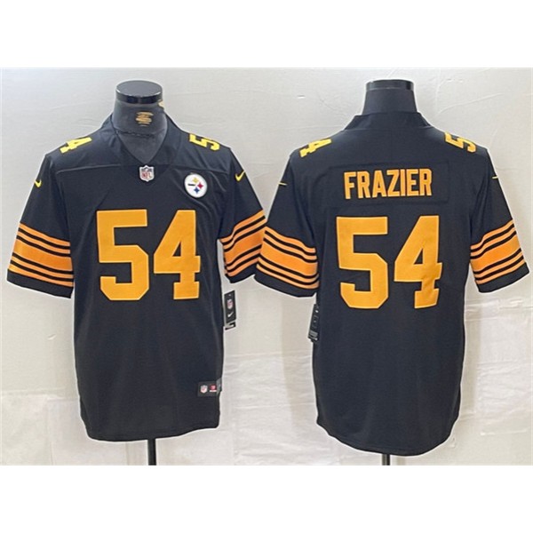Pittsburgh Steelers #54 Zach Frazier Black Color Rush Untouchable Limited Stitched Jersey