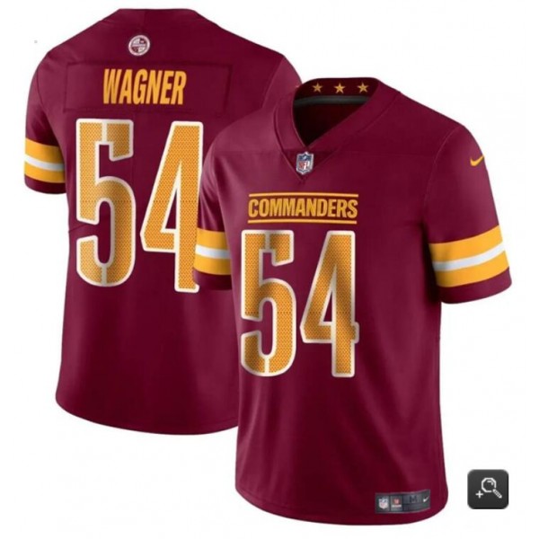 Washington Commanders #54 Bobby Wagner Burgundy Vapor Limited Stitched Jersey