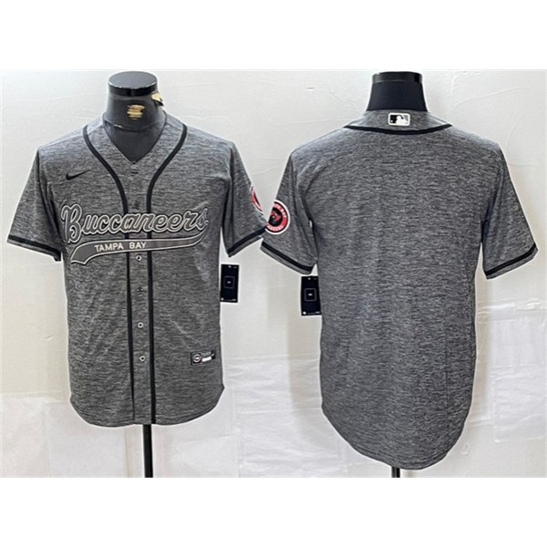 Tampa Bay Buccaneers Blank Gray Cool Base Stitched Jersey