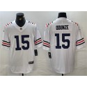 Chicago Bears #15 Rome Odunze White 2024 Draft Vapor Stitched Jersey