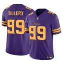 Minnesota Vikings #99 Jerry Tillery Purple 2023 F.U.S.E. Color Rush Untouchable Limited Stitched Jersey