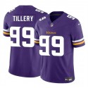 Minnesota Vikings #99 Jerry Tillery Purple 2023 F.U.S.E. Vapor Untouchable Limited Stitched Jersey